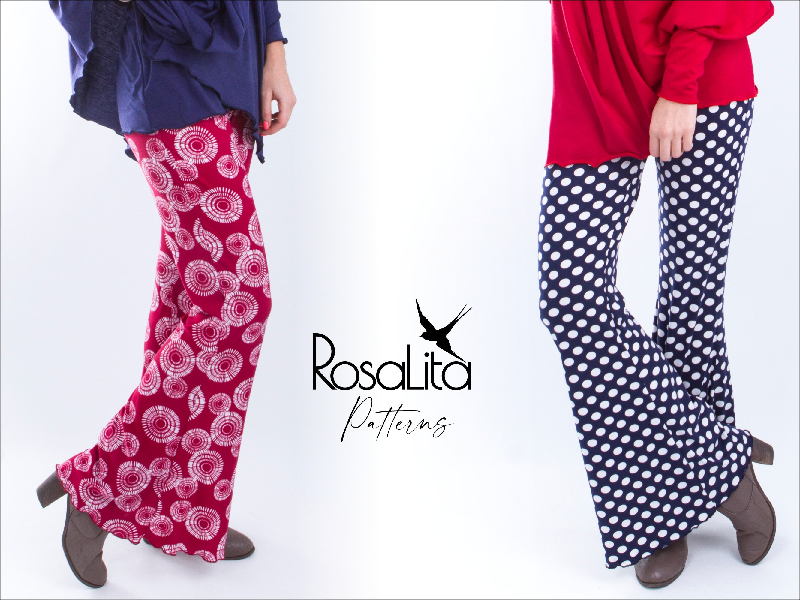 Bella Flare Pants Digital PDF Sewing Pattern With Tutorial XS-XXXL Easy ...