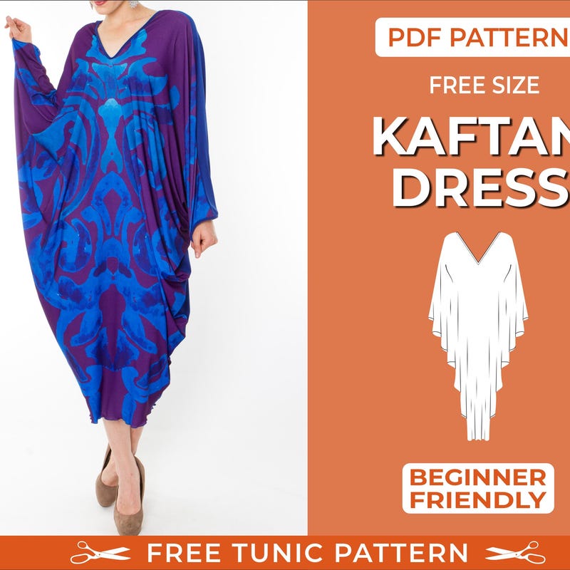 Kaftan Pattern Etsy
