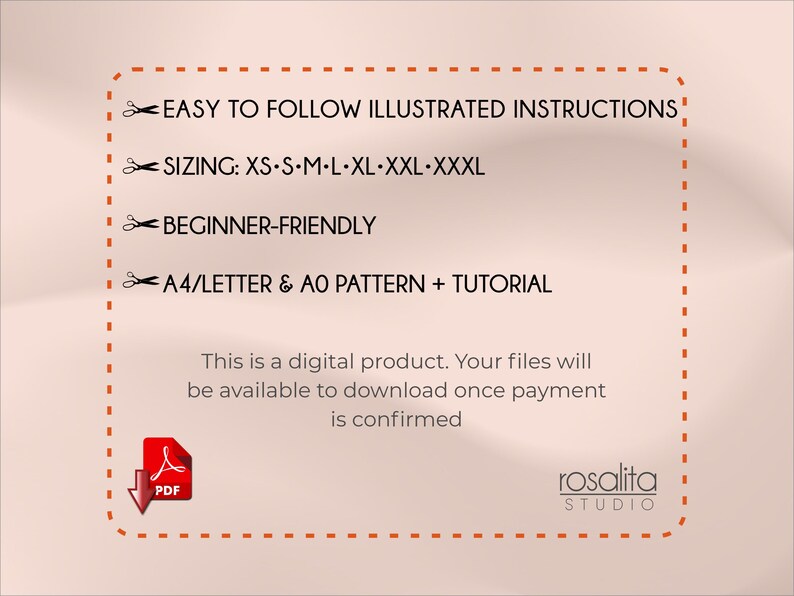 Maxi Aline Skirt Sewing Pattern. Digital PDF Sewing Pattern With