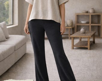 Naaipatroon broek wijde pijpen PDF | Broek met elastische taille | XS–XXXL | Geschikt voor beginners