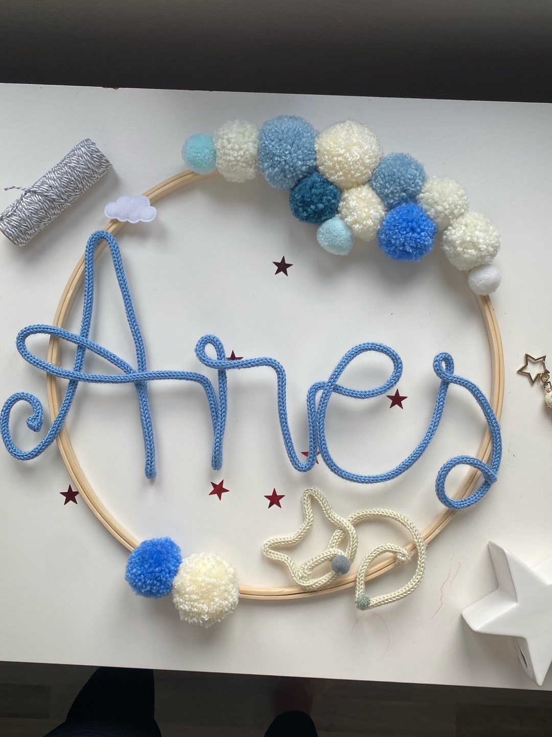 Personalized Name on Wooden Frame - Etsy