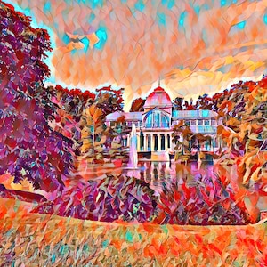 Cartolina Madrid Palacio de Cristal