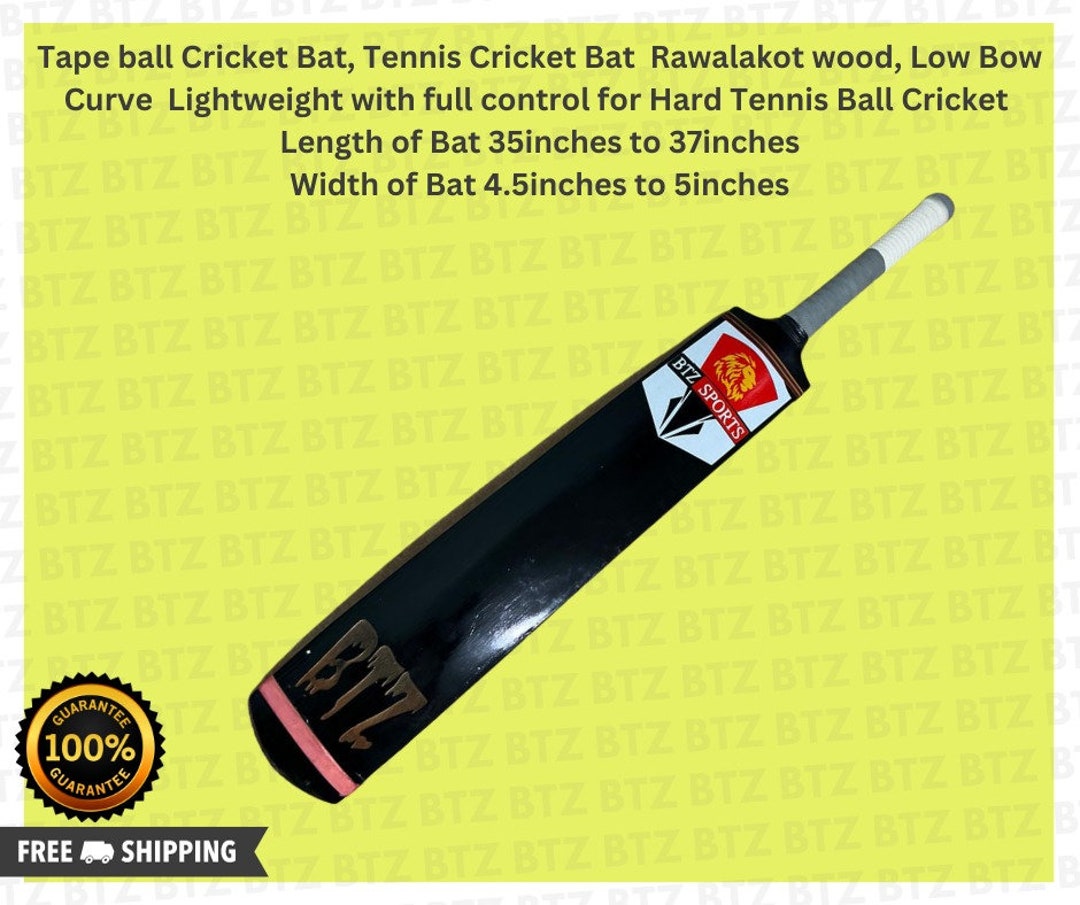 Tape Ball Cricket Battennis Cricket Bat Rawalakot Woodlow Etsy