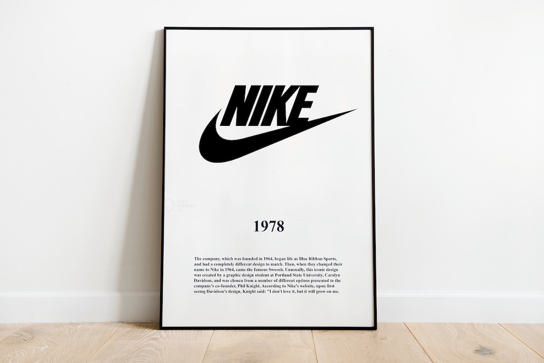 nike logo poster