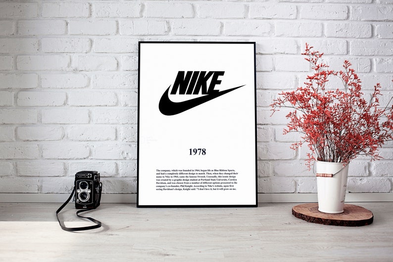 nike logo poster