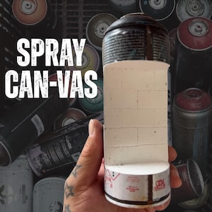 Spray Can-Vas, Graffiti Spray Can, Graffiti, Graffiti Art, Street Art, DIY Art