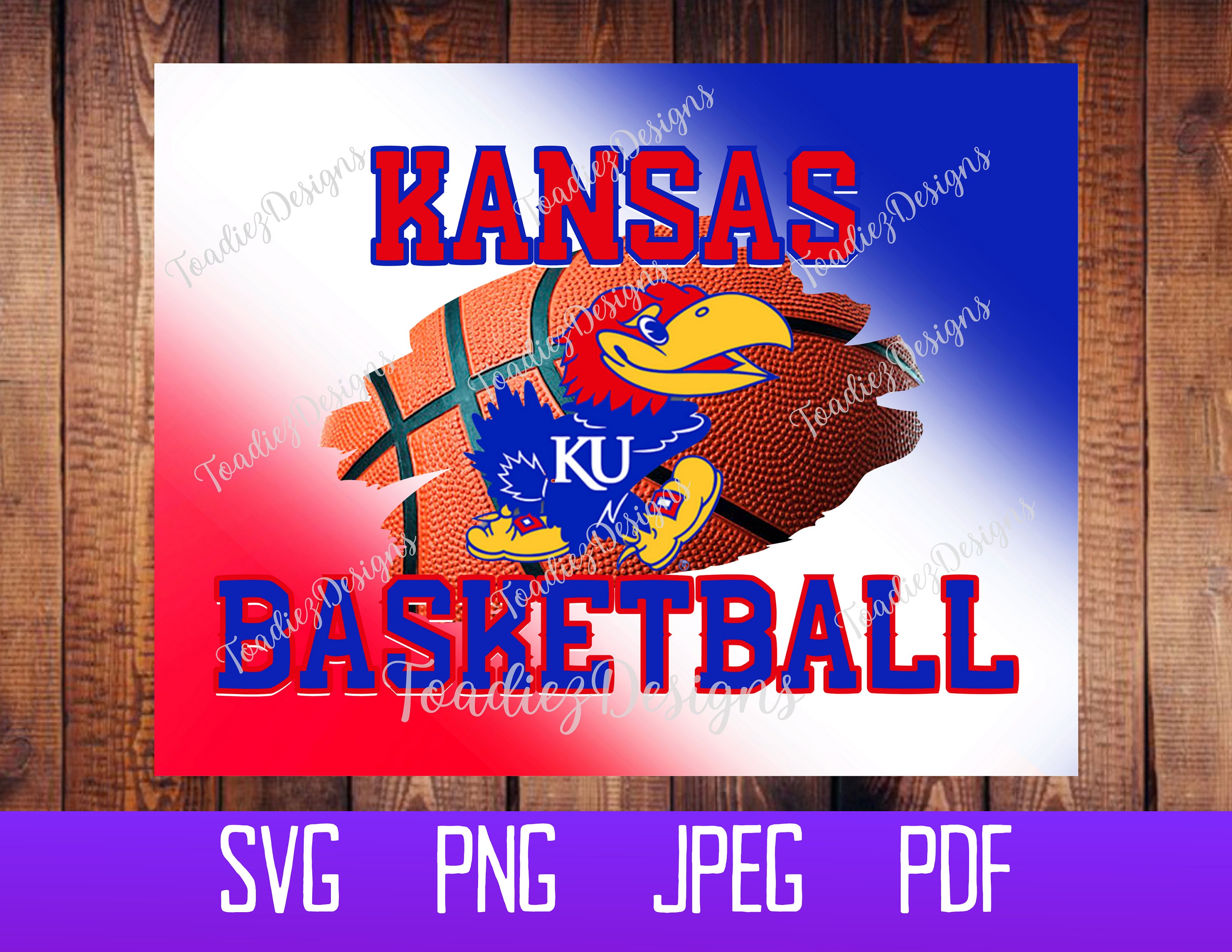 Two Designs Great for Tumbler Wraps University of Kansas, KU, Jayhawks ...