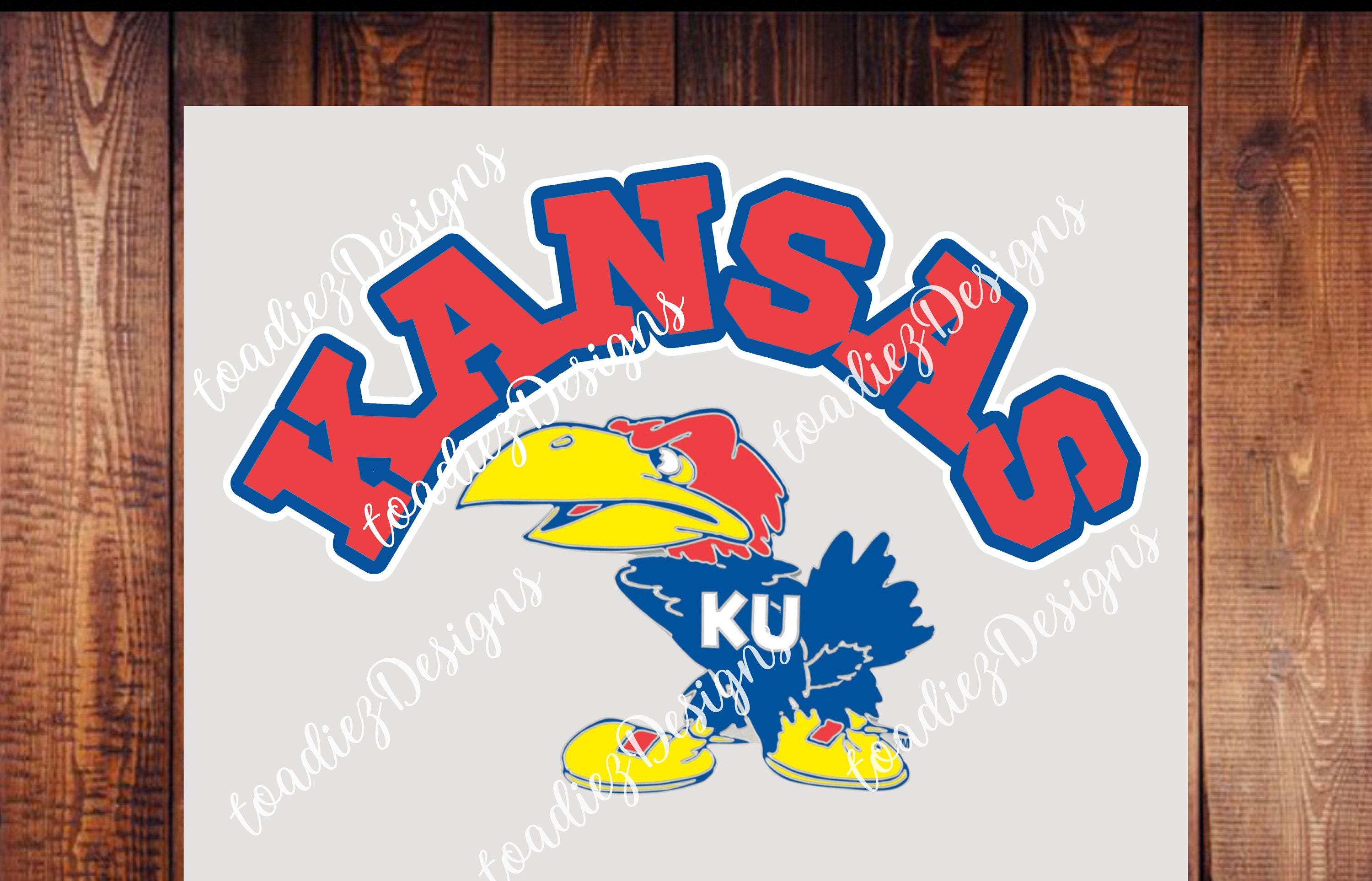 カンザス大学　ジェイホークス　バスケットボール　マスコット　キャラクター Kansas jayhawks logo - Etsy 日本