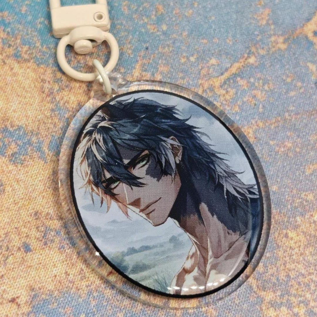 Fan Keychain Anime Fan Art Acrylic Keychain: Handmade Character Keyring - Etsy