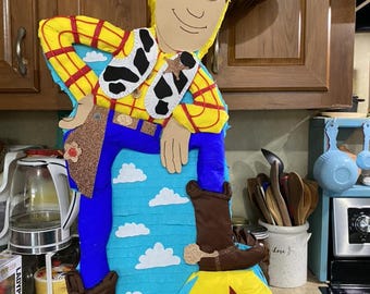 Toy story character piñatas