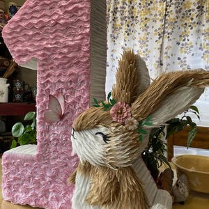 Bunny Theme Piñata, Bunny Piñata, Number Piñata
