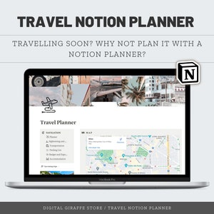 Travel Notion Digital Planner