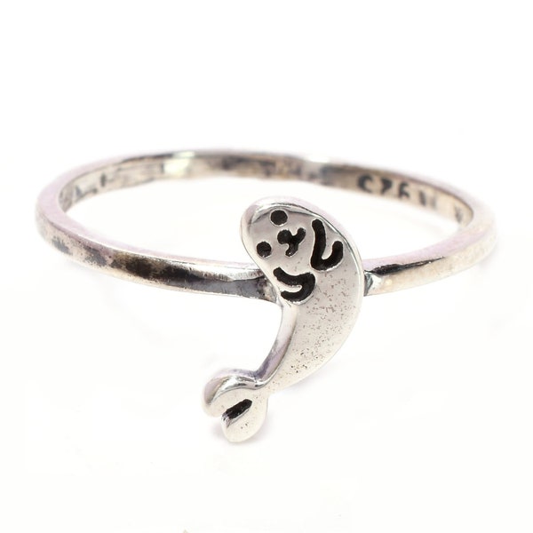 Baby Seal Solid Sterling Silver Ring , Seal Ring , Everyday Ring , Dainty Ring , Minimalist Ring ,Ring For Her Nature Inspired Animal Ring