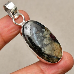 Edulite Gemstone Pendant, Jewelry Pendant, 925 Silver Plated Jewelry, Engagement Gift, Pendant For Mother , Everyday Jewelry