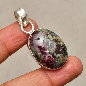 Edulite Gemstone Pendant, Jewelry Pendant, 925 Silver Plated Jewelry, Engagement Gift, Pendant For Mother , Everyday Jewelry
