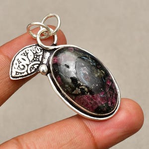 Edulite Gemstone Pendant, Jewelry Pendant, 925 Silver Plated Jewelry, Engagement Gift, Pendant For Mother , Everyday Jewelry