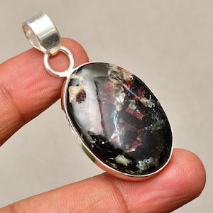 Edulite Gemstone Pendant, Jewelry Pendant, 925 Silver Plated Jewelry, Engagement Gift, Pendant For Mother , Everyday Jewelry