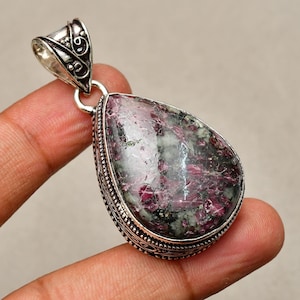 Edulite Gemstone Pendant, Jewelry Pendant,925 Silver Plated Jewelry, Engagement Gift, Pendant For Mother, Pendant For Her Jewelry for Gift