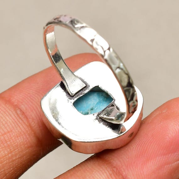SILVER 925 シルバー ターコイズリング 指輪 11号 SILVER 925 ターコイズ リング サイズ11 ターコイズ ジェムストーン