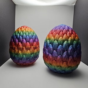 Dragon Scale Egg With Mini Dragon- St Patrick's Day Egg Gift - 3D printed holiday gift wrap