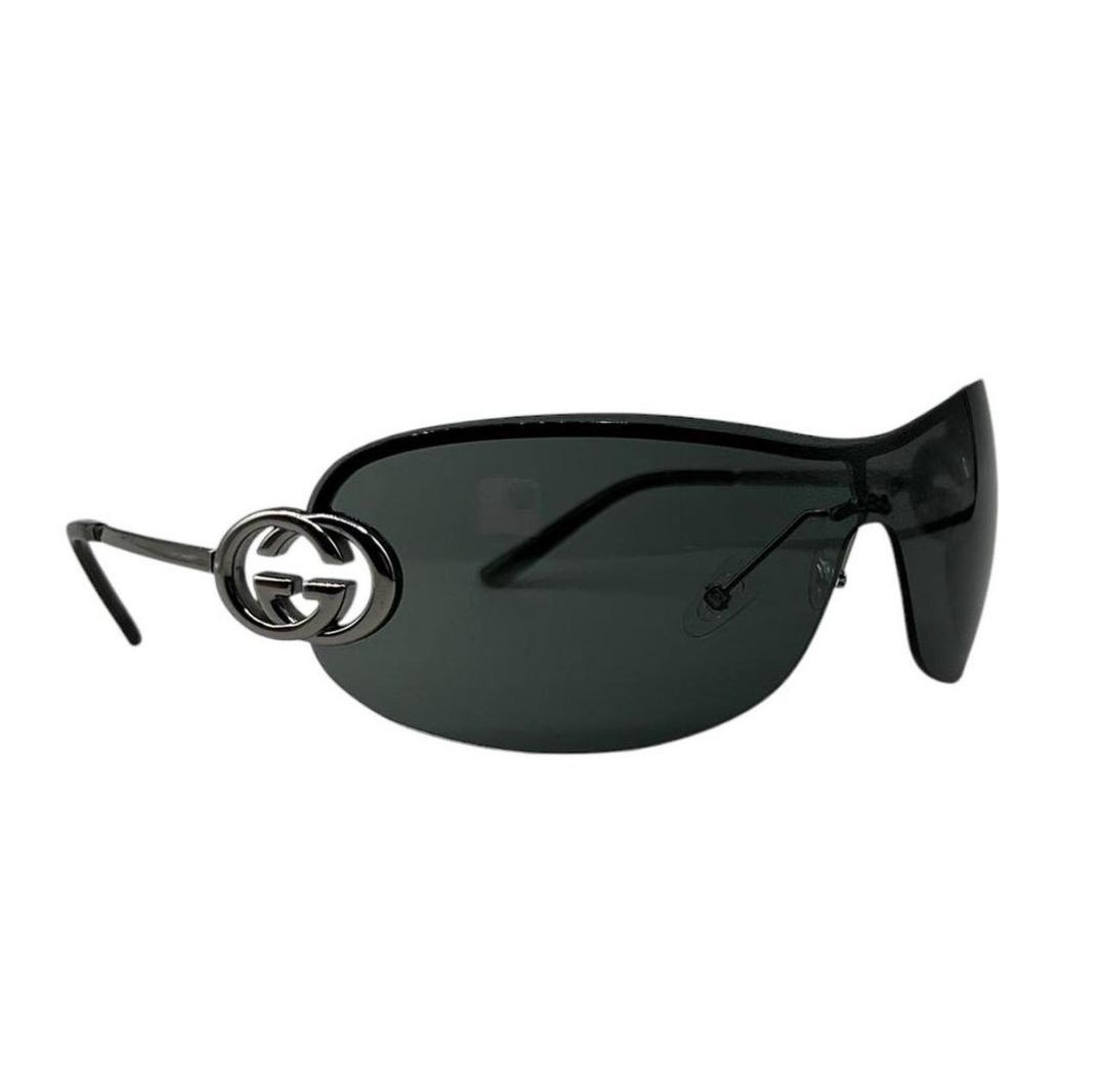 Gucci by Tom Ford Vintage Shield Rimless GG Sunglasses - Etsy
