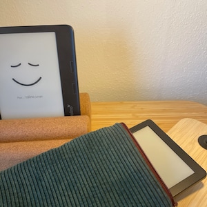 E-reader Tasche Cordula Grün Personalisierbar, Amazon Kindle, Paperwhite, Tolino, E-book, Bestickt, Hülle, Cover, Geschenk, Ipad, Tablet
