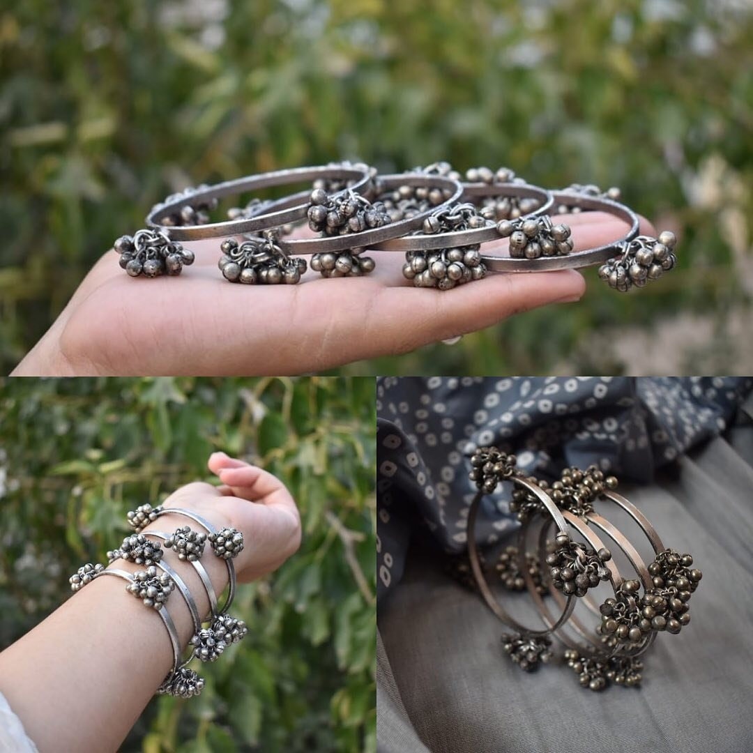 Ghungroo bangles oxidised sale