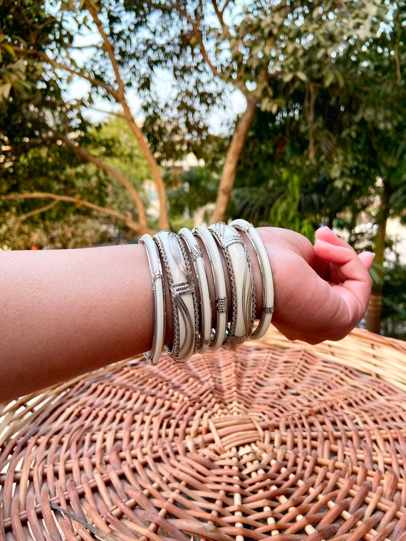 Oxidised bangles cheap with ghungroo