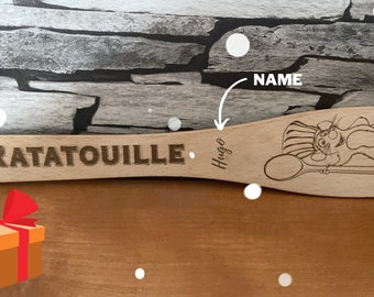 Spatule personnalisé avec prénom Ratatouille Disney