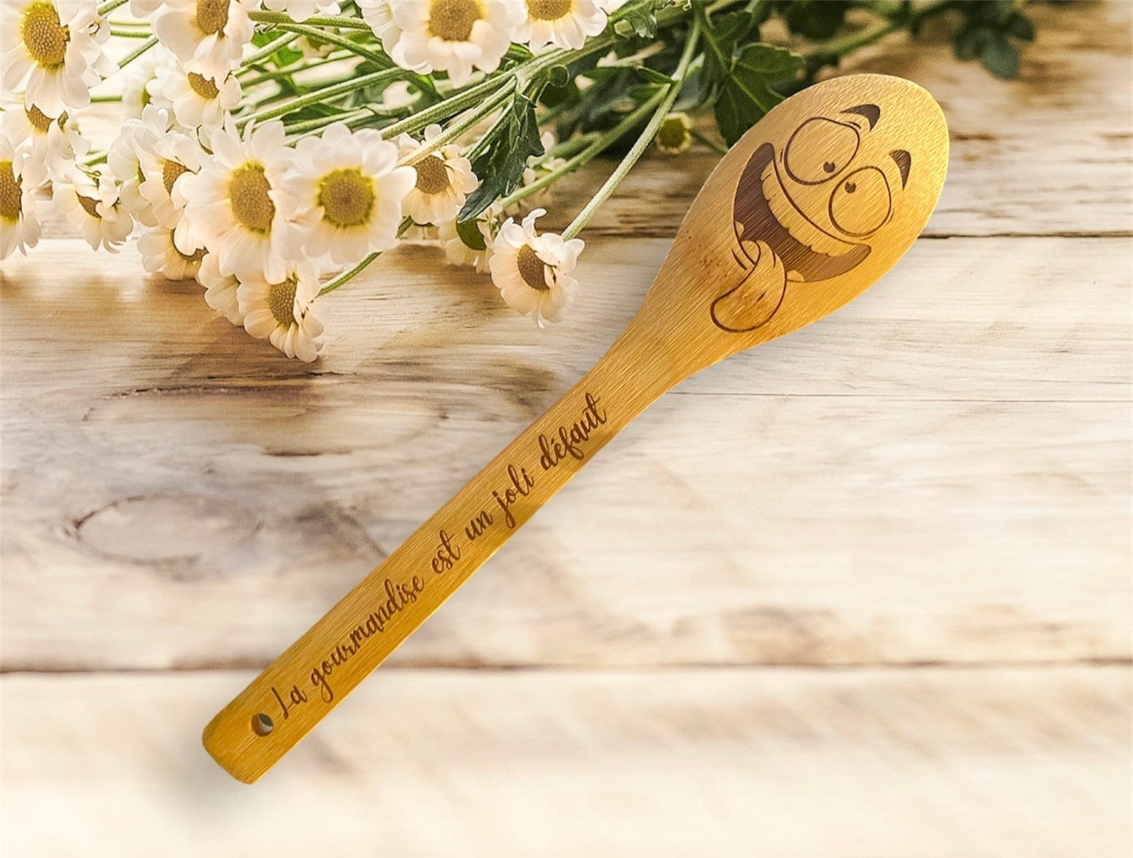 Cuillère en bois de cuisine humoristique smiley drôle - Etsy France