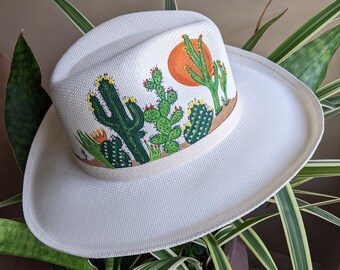 Hats, Cactus Hats Painted by Hand, Colombian & Mexican Hats  display picture 1