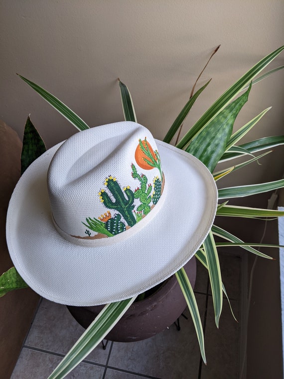 Hats, Cactus Hats Painted by Hand, Colombian & Mexican Hats  display picture 3