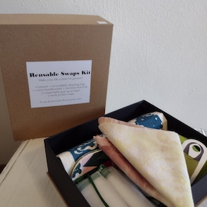 Reusable Swaps Home Starter Set - zero waste essentials for kitchen and home