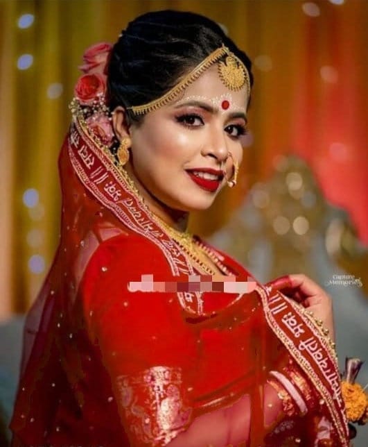 Wedding Bridal Women's Red Net Dupatta / Chunni With Sada - Etsy