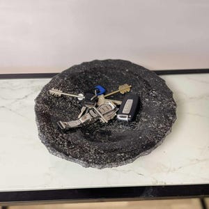 Handgemaakte natuurstenen kom: Wabi Sabi Home Decor