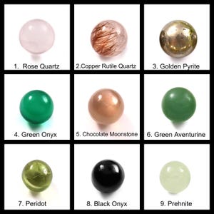 AAA Natural Size 5.50MM Gemstone Smooth Balls Healing Chakra Crystal Spheres Loose Gemstone Round Balls Jewelry Making Wholesale Lot