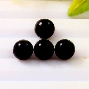 AAA Natural Black Onyx Smooth Balls 3MM To 30MM Black Onyx Healing Crystal Spheres Loose Gemstone Round Balls Jewelry Making Wholesale