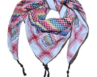 Rainbow Keffiyeh – Symbol of Peace and Hope