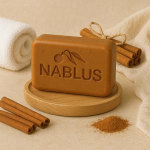 Cinnamon Nablus Soap – Natural Care for All Skin Types