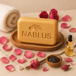 Damascus Rose NABLUS Organic Soap Bar