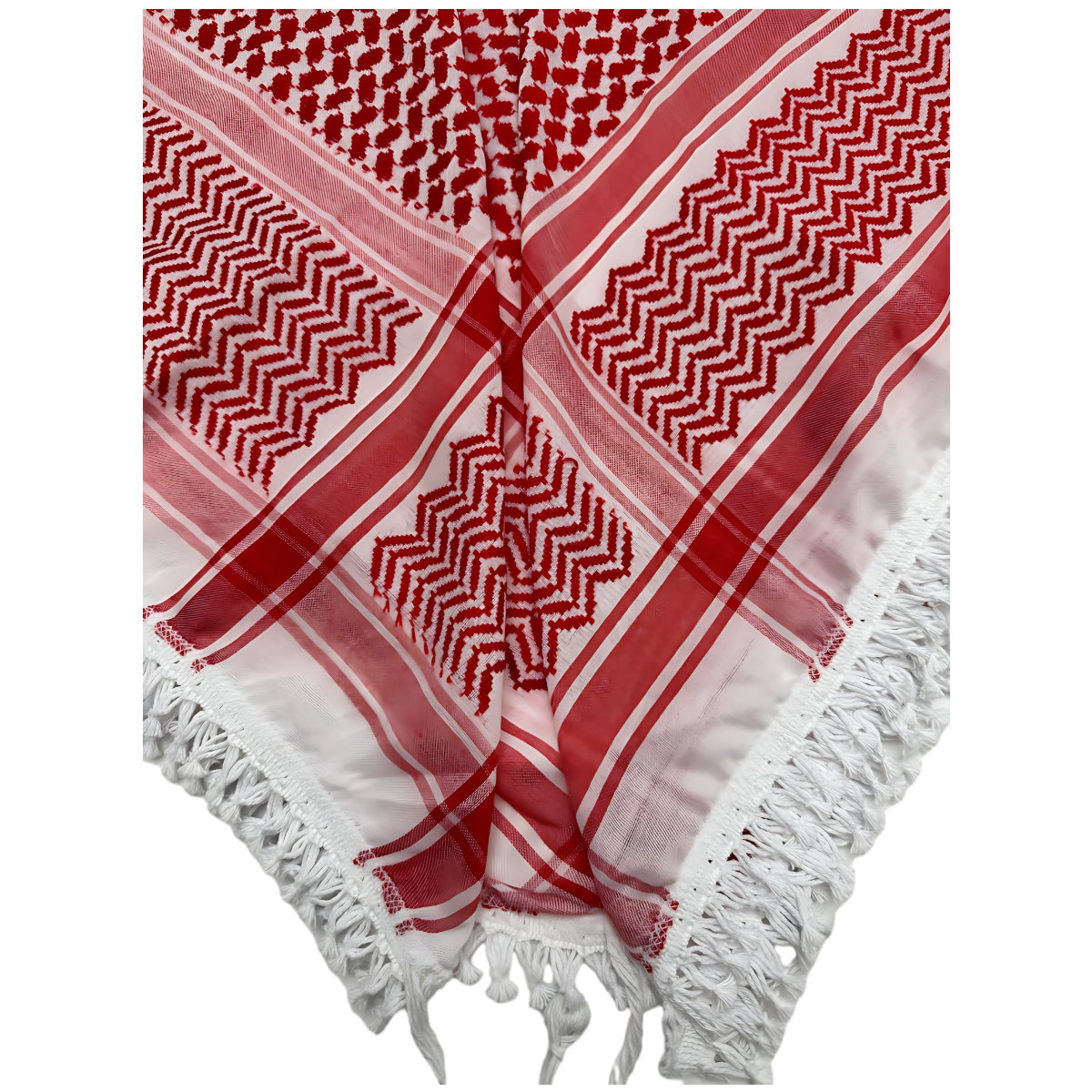 Authentic Palestinian Red and White Keffiyeh - Etsy 日本
