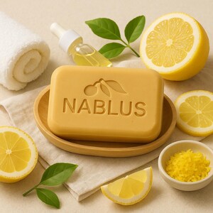 Lemon Nablus Soap - Fresh Zing for Your Whole Body