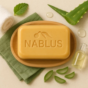 Aloe Vera NABLUS Organic Soap bar from Palestine