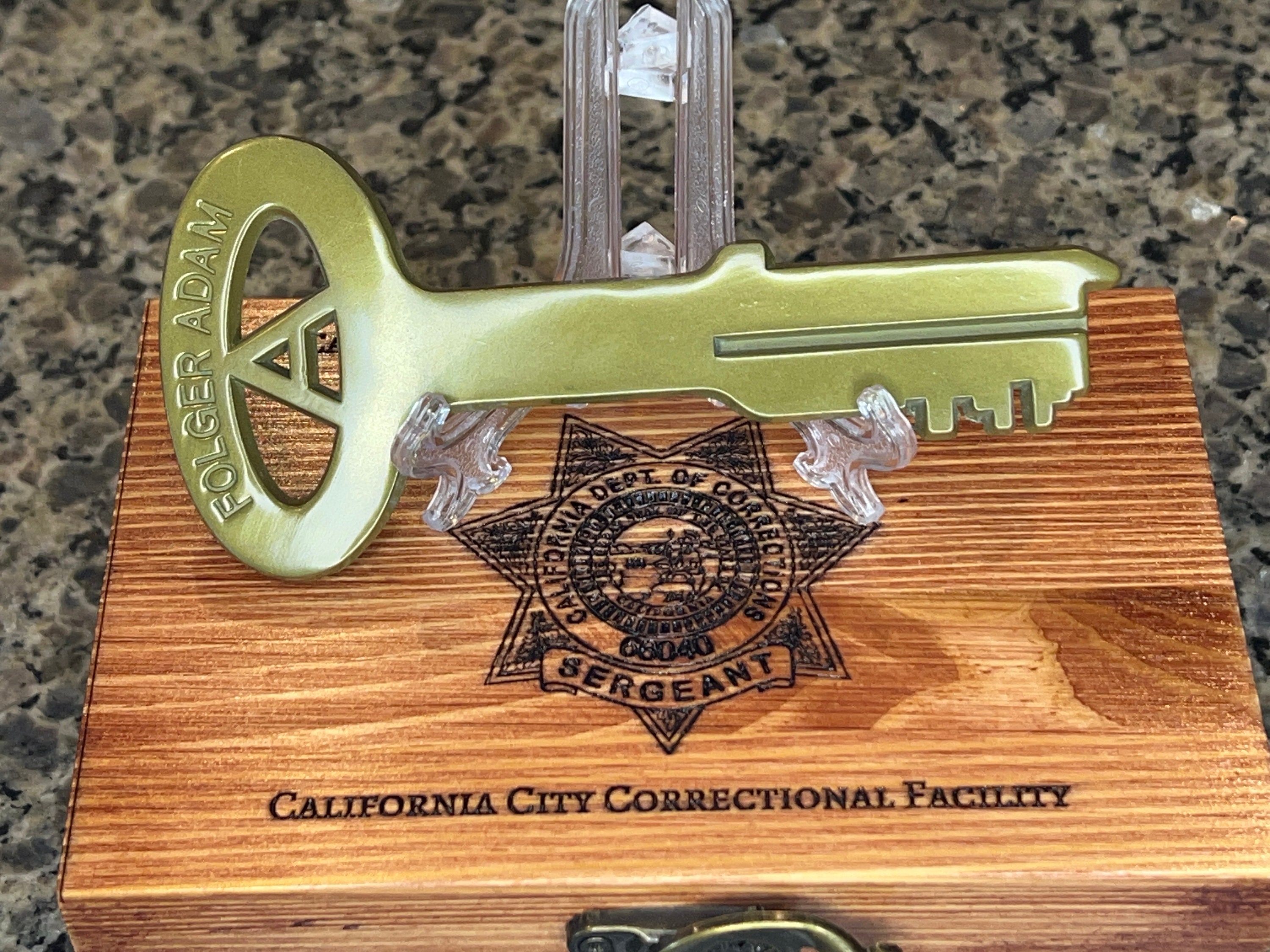 Handmade Replica Prison Key With Personalized Engraving A Etsy