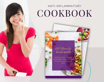 10-Day Anti-Inflammatory Recipes eBook: Soothe Inflammation, Boost Energy, Healthy Eating Guide for PCOS, IBS, Acne, Digital Download