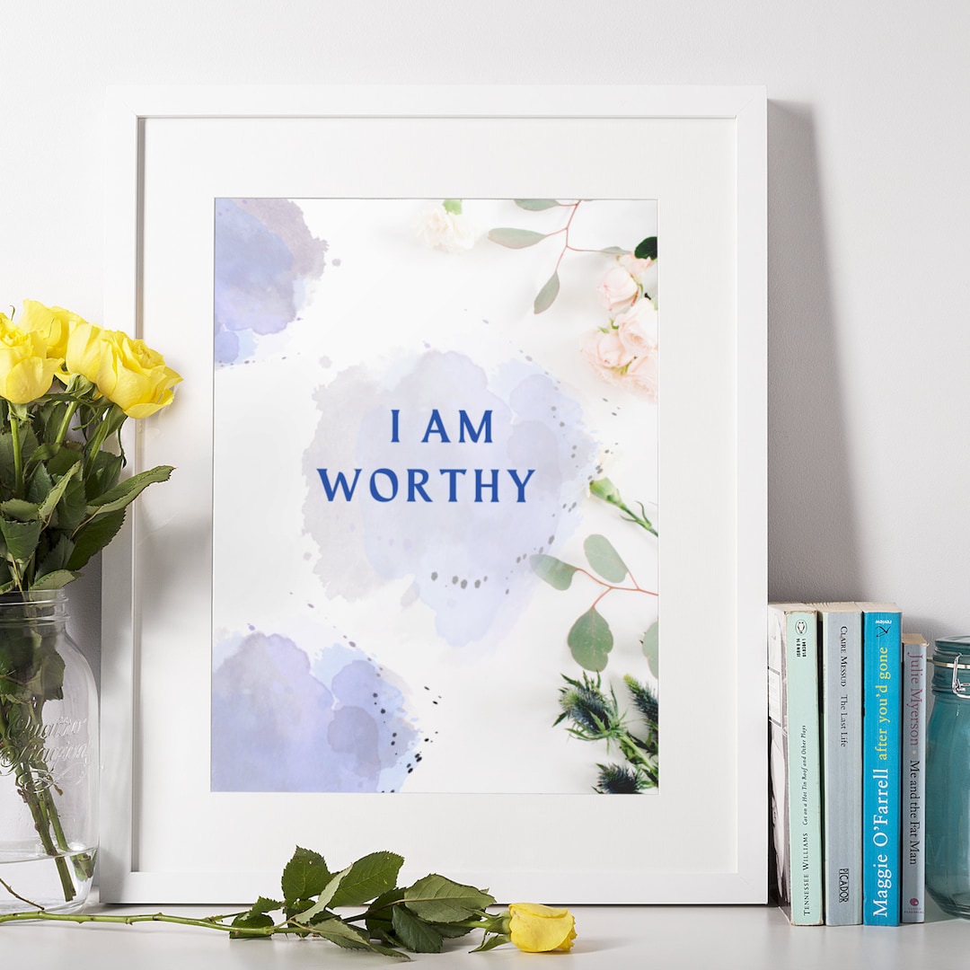 Positive Affirmation Quote Digital Poster | Printable Wall Art ...