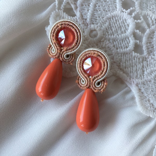 Orecchini soutache Orange