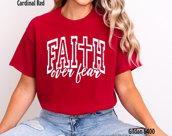 La fe sobre el miedo / Camiseta unisex de manga corta