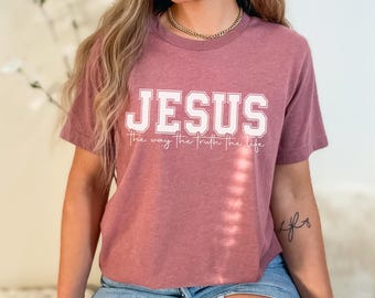 Jesús El Camino, La Verdad, La Vida - Camiseta holgada para mujer
