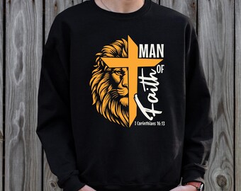 Sudadera Campeón Hombre de Fe / León /